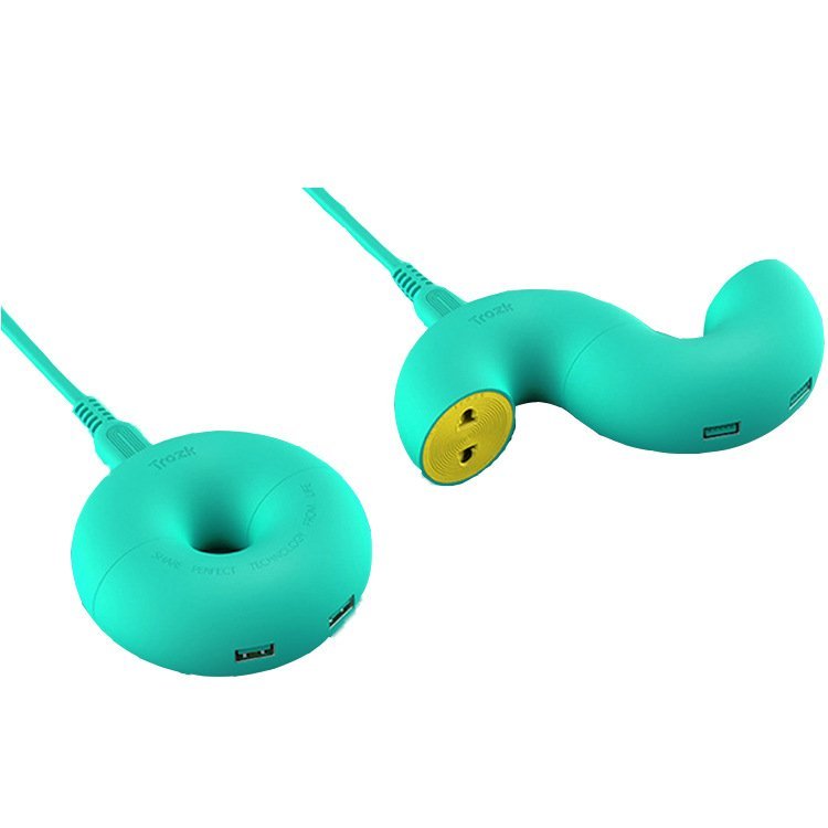 久希厂家直销甜甜圈插座 免费设计logo 客户礼品  HS10639