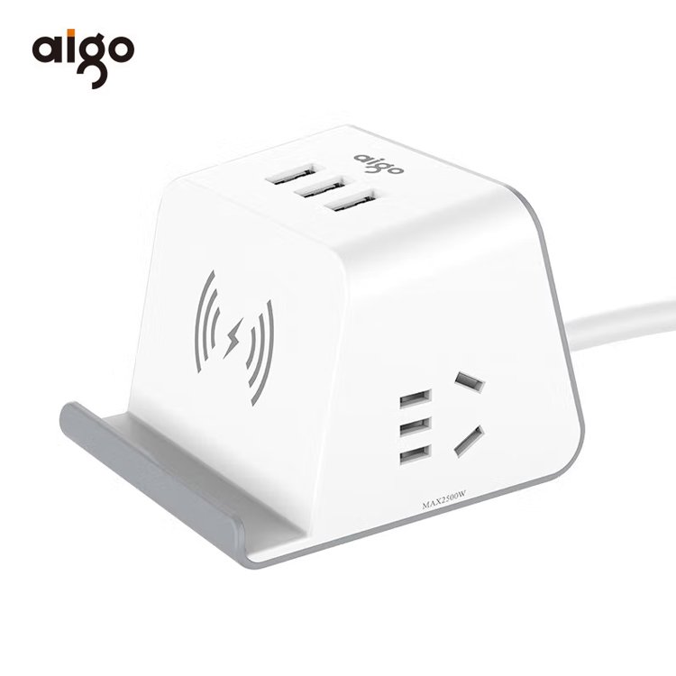 定制公司礼品魔方智能桌面插座带USB接线板 M0230Q