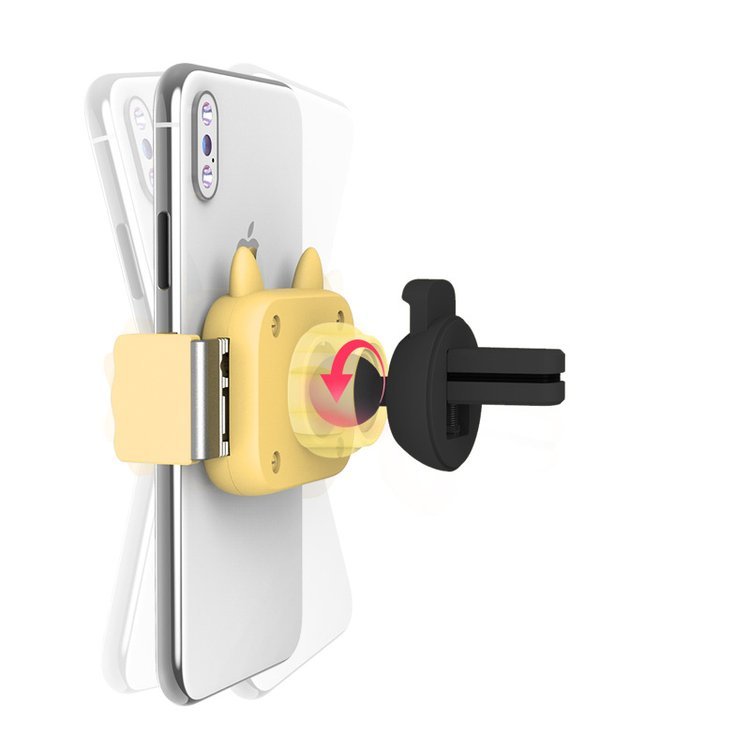 车载手机架支架汽车用吸盘式通用导航支架 车内卡扣式  HS10377