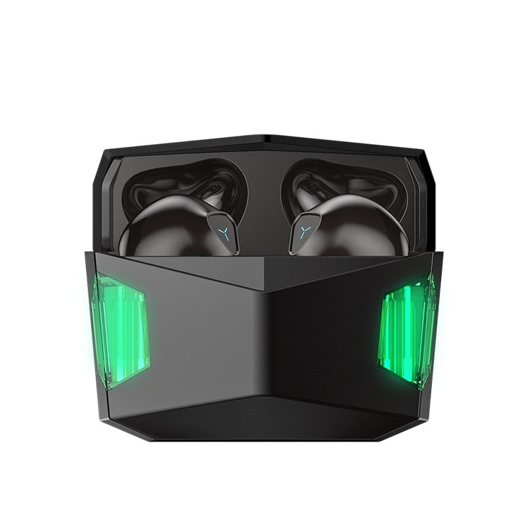 联想GM5电竞游戏专用无延迟蓝牙耳机高音质超长续航高端半入耳式 黑色