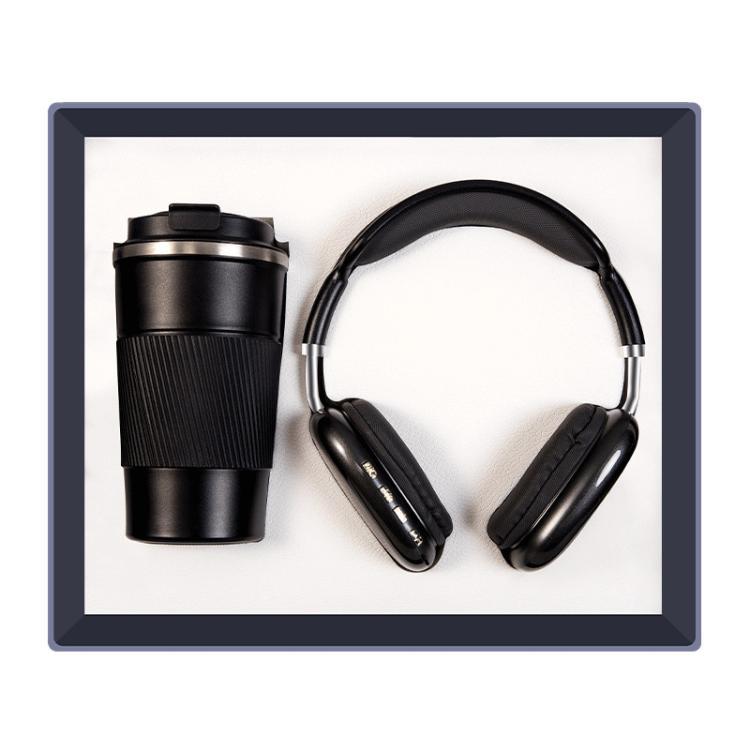 年会商务礼品头戴耳机咖啡杯套装银行学校保险周年纪念品伴手礼 HSSJLXT