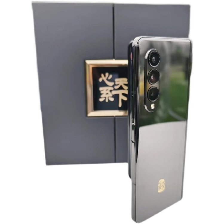 三星w22 Samsung三星 W22 5G SM-W2022旗舰折叠手机双卡 黑色