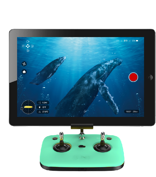 水下无人机 机器人 水下应急救援 200万像素+EIS防抖相机 SL100