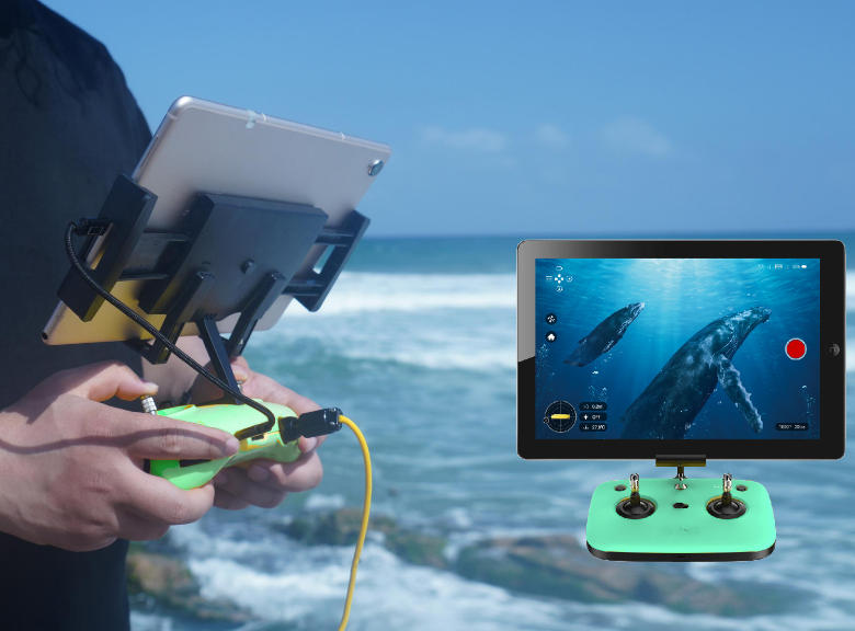 水下无人机 机器人 水下应急救援 200万像素+EIS防抖相机 SL100