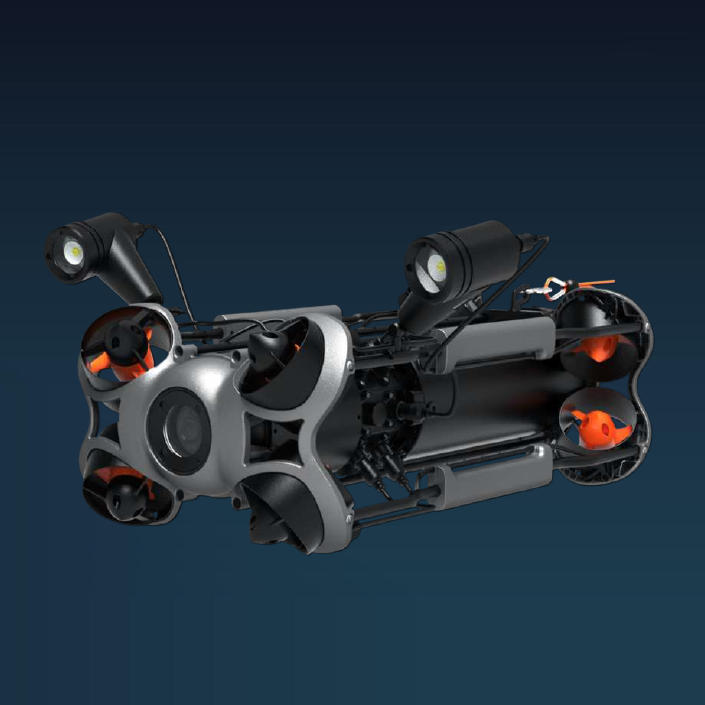 SL-ROV工业级水下机器人 无人遥控潜水器 水下救援打捞机器人 水下200m