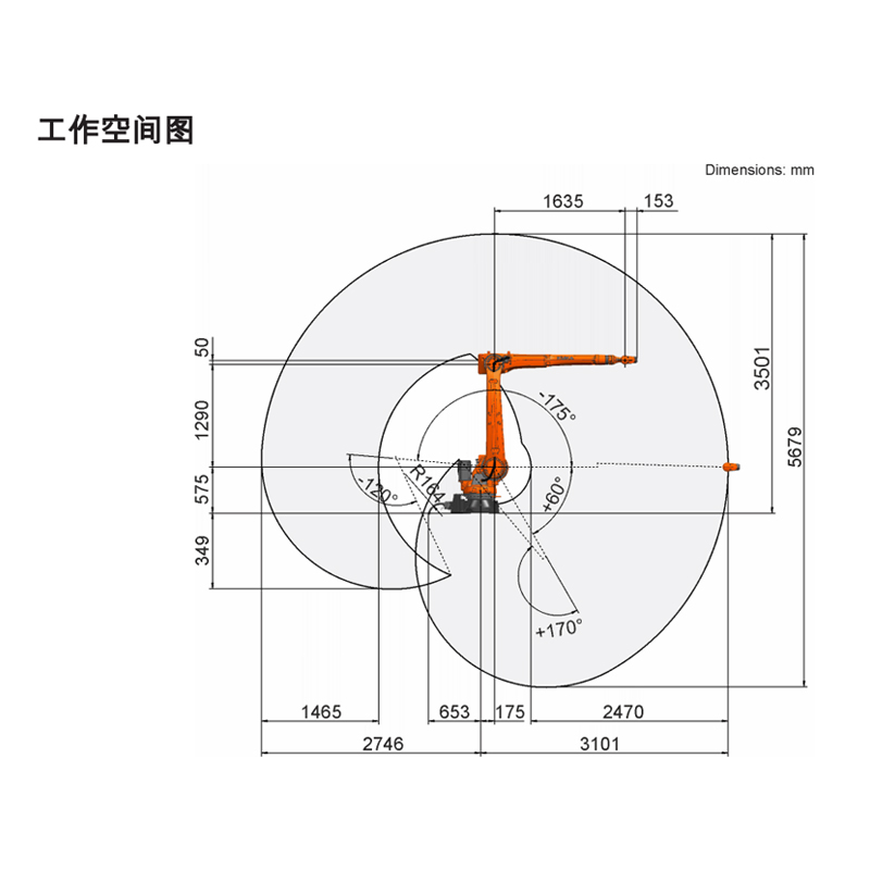 德国KUKA库卡机器人/KR20 R3100 焊接切割打磨抛光涂胶 6轴