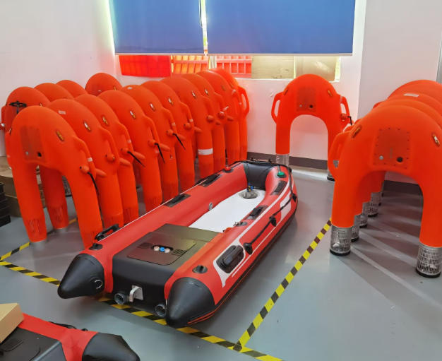 水上救援 飞翼防汛抗洪救生圈 智能遥控抢险搜救机器人 红色