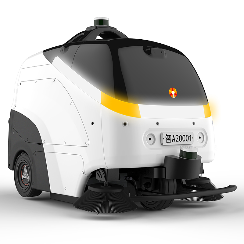 智行者蜗小白S100N室外大型工业扫地机器人 户外清扫