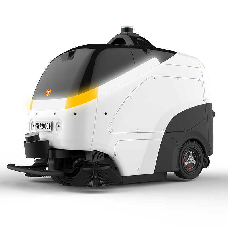 智行者蜗小白S100N室外大型工业扫地机器人 户外清扫