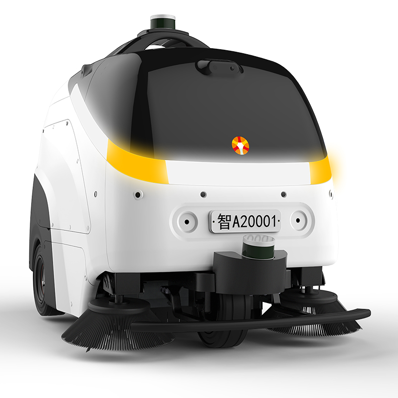 智行者蜗小白S100N室外大型工业扫地机器人 户外清扫