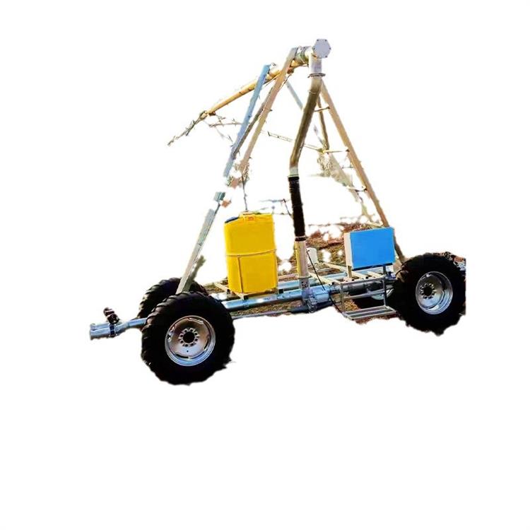 农业大型指针式喷灌机水渠供水平移时间圆圈自行走 中心支轴式