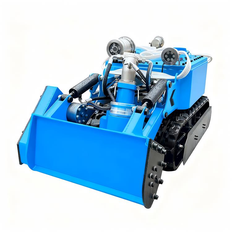 河道污水下清淤机器人 污水管道清理淤泥设备 防爆液压清淤机 HC-DP1