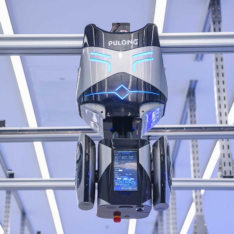 AI智能巡检机器人 应用于电力冶金矿山实验室等多场景 挂轨式