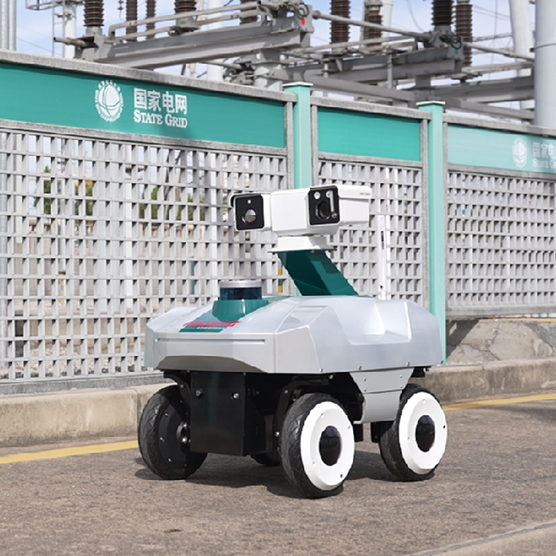 工地安防小车 自主规划路线 防水防火防爆轮式巡检机器人 四轮八驱