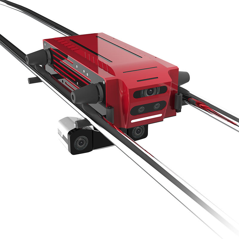 风电机舱AI巡检机器人全天候数据采集实时信息传输 红黑色