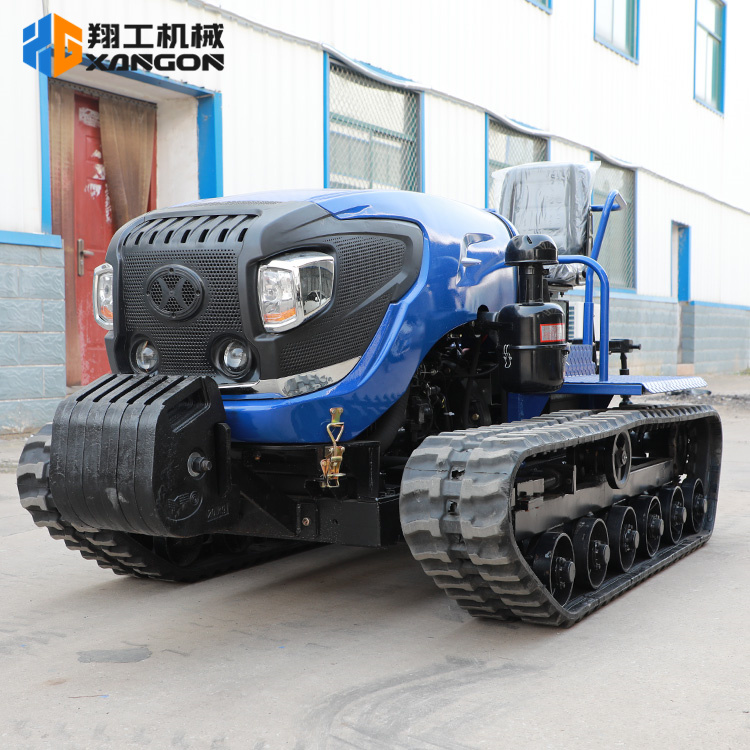 50马力履带旋耕机 水旱两用乘坐式耕田机 农用开沟犁地 山东翔工