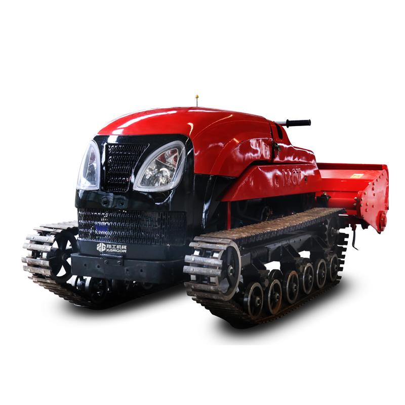 小型农用履带旋耕机 果园田地水旱两用 可搭配多种辅具 100马力