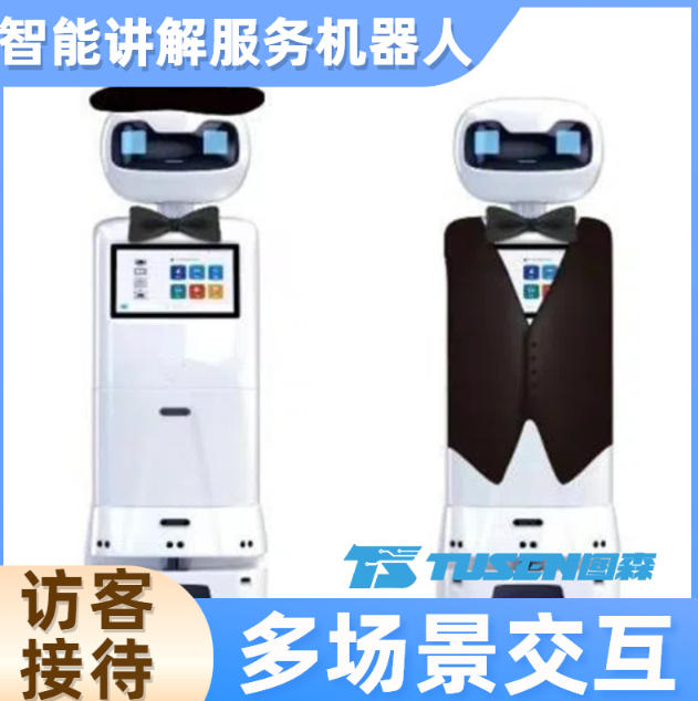 图森智能服务型机器人 业务咨询 多语言介绍 S03-0328