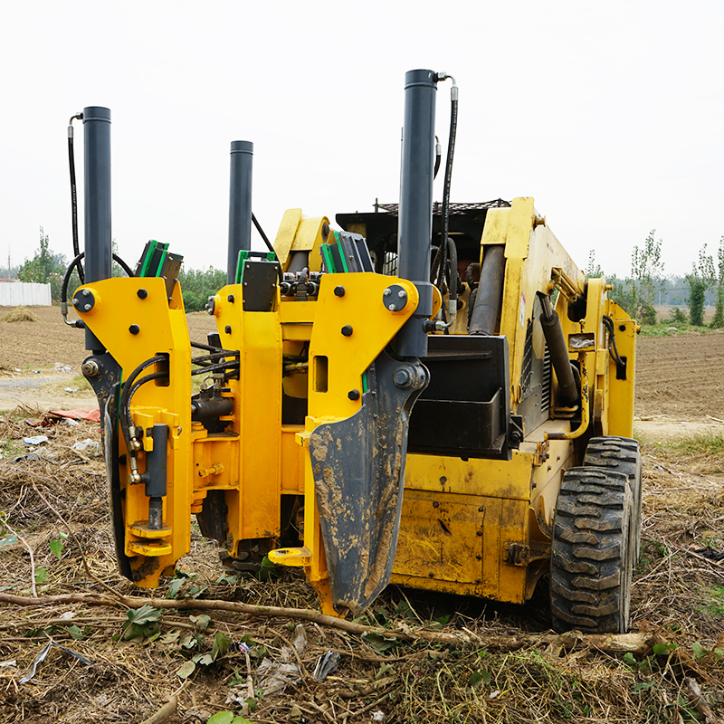大型挖树机园林苗圃起树机 60型六瓣式液压移树机带土球铲刀挖树机 大型挖树机园林苗圃起树机 60型六 鸿信重工