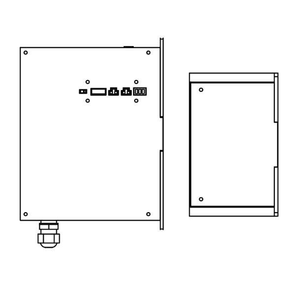 中惠无线供电模组 医院护理机器人 无线充设备 ZK05