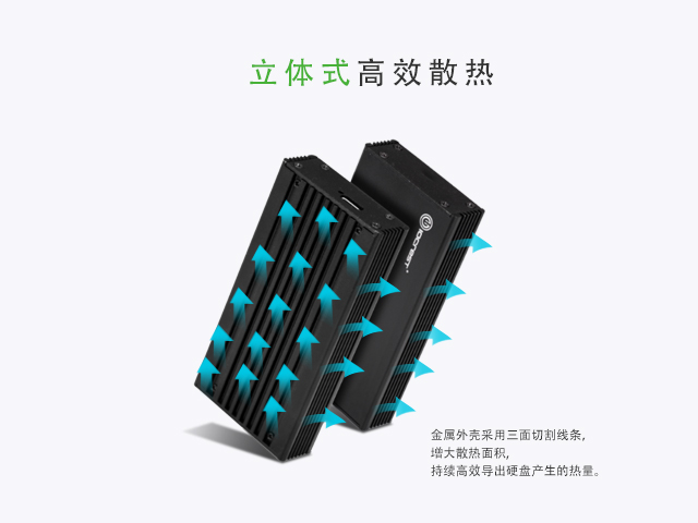 Thunderbolt™ 3转M.2(NVMe) PCIe(M-key) SSD硬盘盒，IO-ADA 乐扩