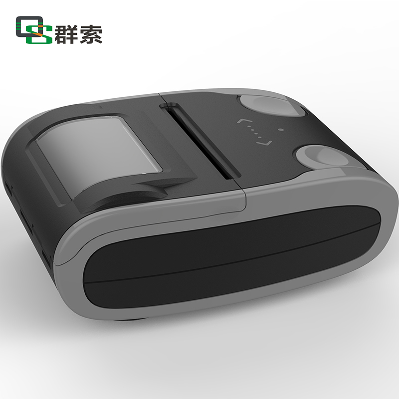 QS蓝牙迷你小票打印机微信小程序票据不干胶条码二维码热敏标签机 9V1.5A