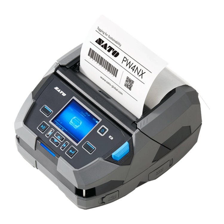 佐藤PW4NX移动便携式标签打印机 热敏式条码打印机203dpi TFT彩色