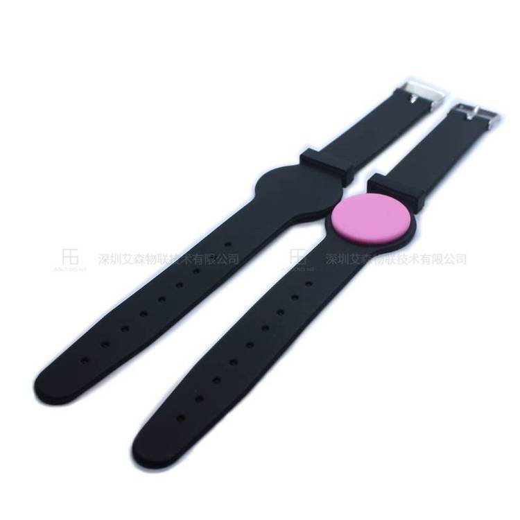 213芯片RFID高频硅胶NFC腕带学生一卡通会员充值卡支付手环 UHA010411