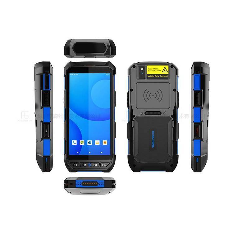 艾森物联盘货手持终端可扩展NFC身份识别指纹识别RFID读写 黑色