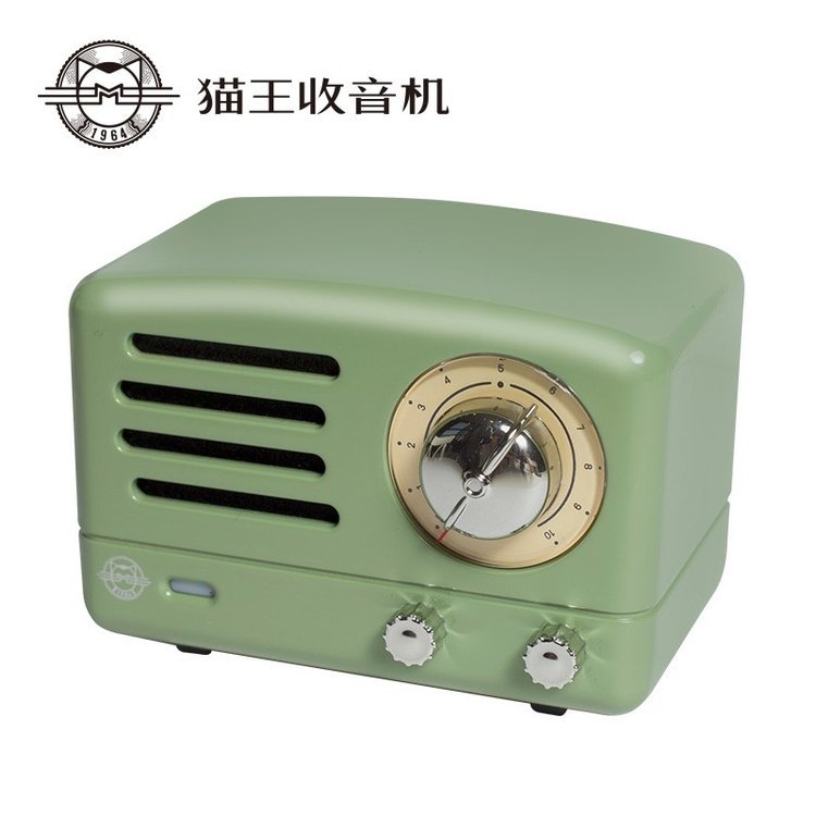 猫王蓝牙便携式音箱（红/绿）MW-1A 订做企业礼品 锌铝合金