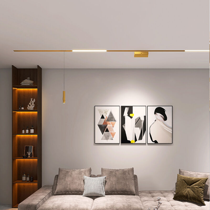 嵌入无主灯 环保导轨灯 白色调光智能磁吸轨道灯明 2700-6500K